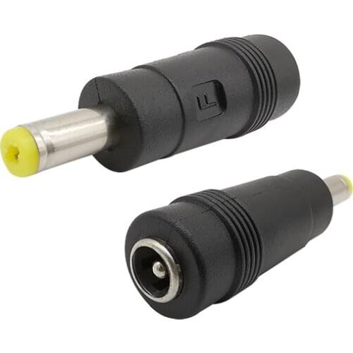 2/5Pcs 5.5x2.1mm Female Jack to 4.8x1.7mm Male Plug DC Power Plug Connector 5.5x2.1 to 4.8x1.7 DC Adaptor for Notebook