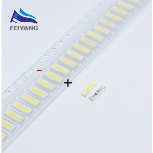 200PCS For LG LED LCD TV Backlight TV Application LED Backlight BB72E Middle Power LED 0.5W 3V 7020 Cool white LED 111