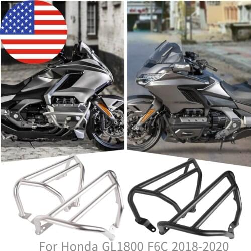 2019 GL1800-F6C Engine Highway Guard Crash Bar Stainless Steel Bumper Frame Protection For Honda GL1800 F6C 2018-2020