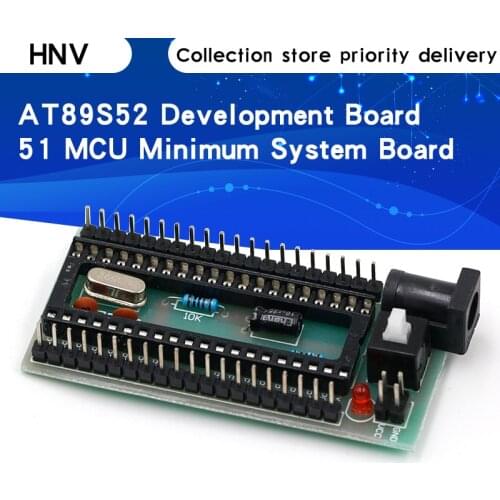 51 MCU minimum system board STC89C52 AT89S52 development board learning board