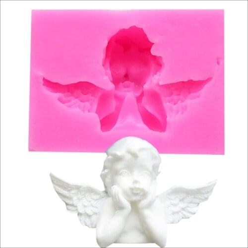 Aouke Angel Cake Decoration High Temperature Resistant Baking Baking Silicone Mould DIY Epoxy Fondant Silicone Mould