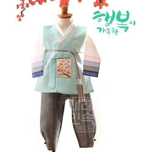 Customized Childrens Hanbok Boys Dance Costumes Korean Dance Costumes Korean Palace Traditional Boys Hanbok