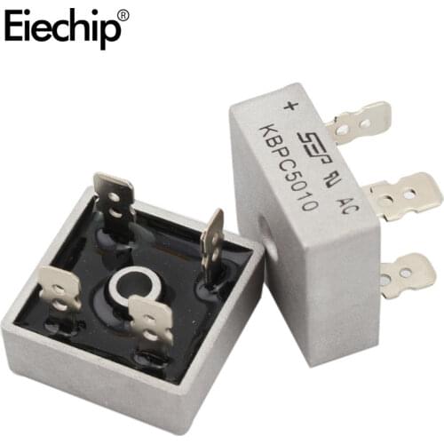 5pcs/lot diode bridge KBPC5010 50A 1000V diode bridges rectifier KBPC 5010 power rectifier electronic componentes KBPC5010 diode