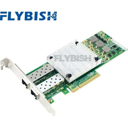 For Broadcom BCM57810S SFP Network Card 10GB Dual Port Optical Fiber Network Card 10Gbps Network Card Similar to x520-da2