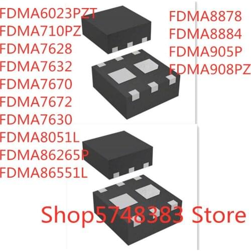 FDMA6023PZT FDMA710PZ FDMA7628 FDMA7632 FDMA7670 FDMA7672 FDMA7630 FDMA8051L FDMA86551L FDMA8878 FDMA8884 FDMA905P FDMA908PZ