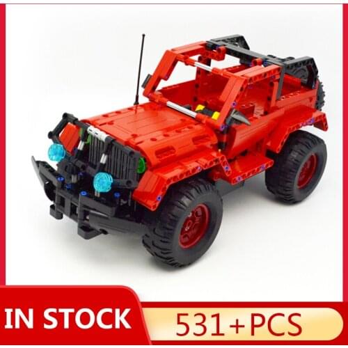 Mould King The Boys favoriteCada Defender Remote Control RC Car 2in1 City Vehicle SUV Building Blocks Kids Toys Gift