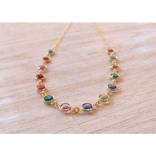 Personalized Birthstone Necklace for Her