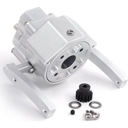 Prefixal Gearbox Front Motor Transmission Gear Box for 1/10 RC Crawler Car Axial SCX10 & SCX10 II 90046 Parts
