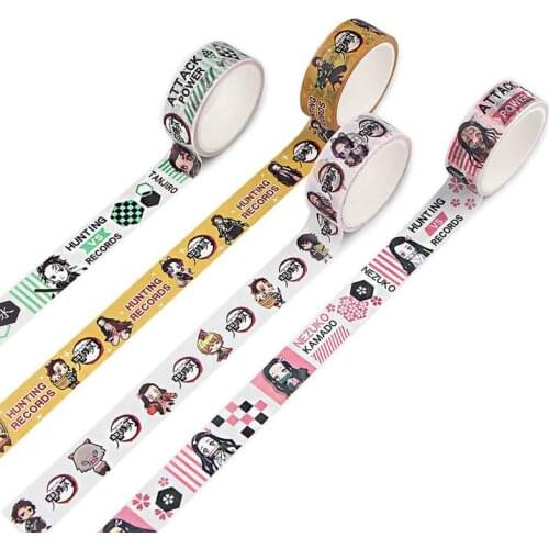 Washi Tape Diy Scrapbooking Crafts Adhesive Paper Masking Tape Printed Pattern Sticker Decals Office Supplies Sticker Adhesive