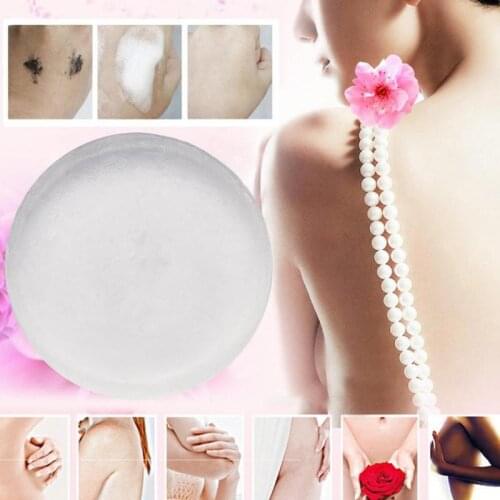 Natural Crystal Soap Intimate Bleaching Body Skin for Private Fade Areola Underarm Multifunctional Shower Body Whitening Soap