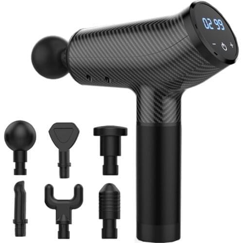 Handheld Deep Sports Massage Gun Pain Relief Body Shapping High Frenqucy Portable for men