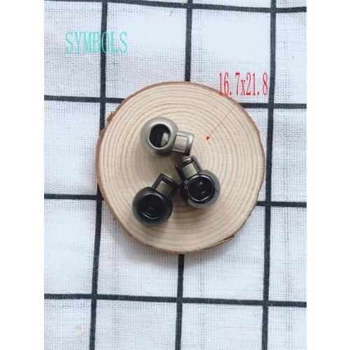 10Pc US Stock Spring Loaded Toggle Elastic Drawstring Rope Cord Locks Luggage Lanyard Clip Ends Stopper Sliding Fastener Buttons