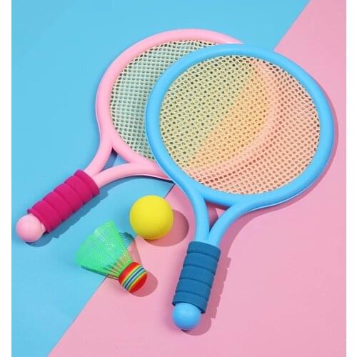 Shuttlecock Racquet With Badminton Ball Indoor Outdoor Team Playing Games Toys Badminton Racket For Children Kids -40
