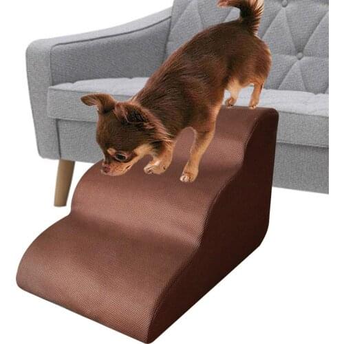 3 Layers Pet Dog Stairs Steps Indoor Dog House Stairs Ramp Ladder Portable Cat Climbing Ladder For Small Dog Cat Pet Products