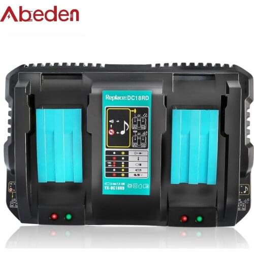 Double Battery Charger For Makita 4A Charging Current 14.4V 18V BL1830 BL1815 Bl1430 BL1420 DC18RC DC18RD DC18RA Power Tool