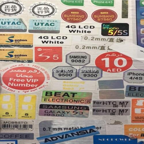 10000pcs/lot customize warranty seals different color differnt size round square shape for choose 1cm 1.5cm 2cm size for choose