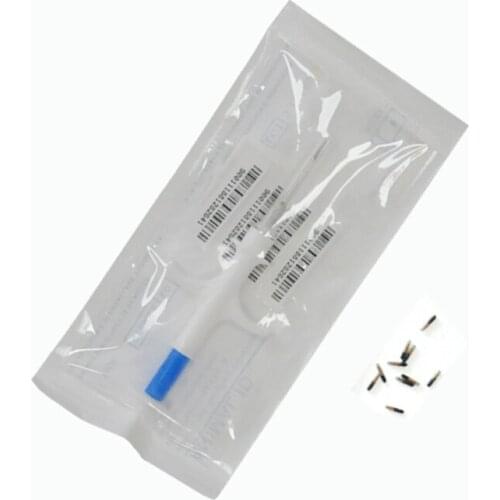 20pcs 1.25*7mm animal pet Rfid microchips biological glass tag ISO FDX-B + 20pcs disposable FDX-B 1.25*7mm pig Microchip Syringe