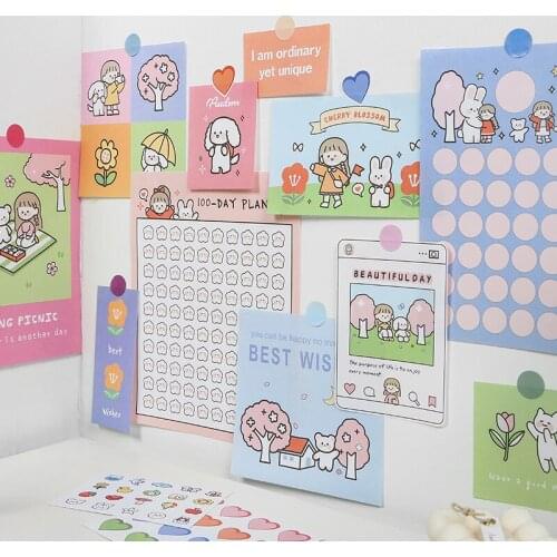4SETS/LOT life recipe series markers photo album decoration seal DIY paper Sticker
