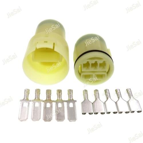 5 Pin Electric Waterproof Automotive Connectors Female Male Sealed Plugs