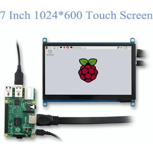 7 Inch Touch Screen Panel IPS hdmi raspberry display LCD DIY Monitor capacitive Touch HDMI Display 1024x600 Portable HD Display