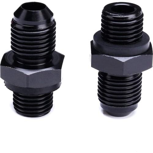 Aluminum AN6 1/4NPS & AN8 1/4NPS Transmission Oil Cooler Adapter Fitting For GM Turbo 350 400 4L60E 200R 700R Car Auto