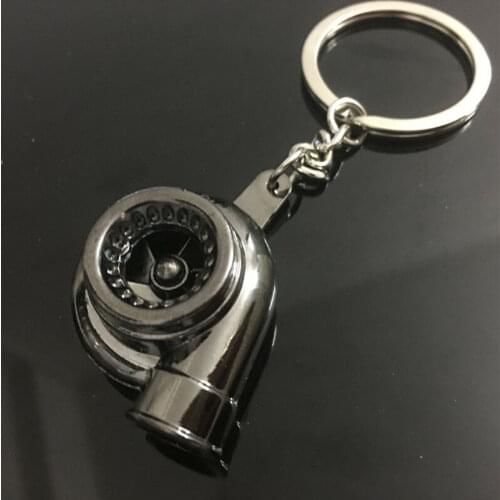 Key Ring Brake Discs Wheels Turbines Rotors and Turbines Shape Keychain Portable Car Keychain Zinc Alloy Car Key Ring