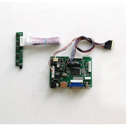 For CLAA101NB01/CLAA101NB03 1024*600 10.1" 2AV+VGA LVDS 40Pin notebook PC panel WLED LCD screen controller board kit