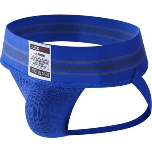 Mens Thongs and G Strings Wide Belt Breathable Elastic Big Penis Pouch Men Briefs Jockstrap Gay Underwear Cotton tanga hombre