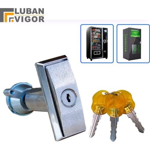 Vending machine door lock for vending machine / booth / game machine/ ATM machine/smart terminal handle locks,3keysCabinet lock