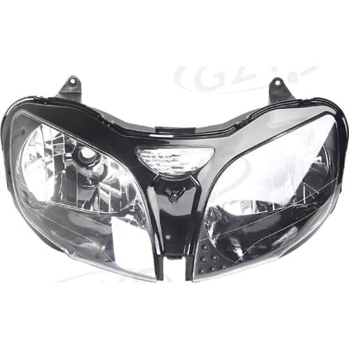 Headlight for Kawasaki Ninja ZX-9R 2000-2003 / ZX6R 2000-2002 / ZZR600/ZX600J 2000-2008, Motorcycle Head Light Lamp Assembly