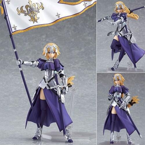 14cm Japanese Anime Fate Grand Order Jeanne D'Arc Figmar Action Figure Ruler Fate Apocrypha Ruler Joan of Arc PVC Movable Models