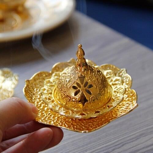 Incense Burner Corn Holder Stove Tabletop Ornament Ash Catcher Decoration