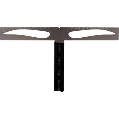 Tattoo Eyebrow Shaping Ruler Eyebrow Measurement Ruler Balance Permanent 3d Pen Kit Skin Marker Stencil for Microblading