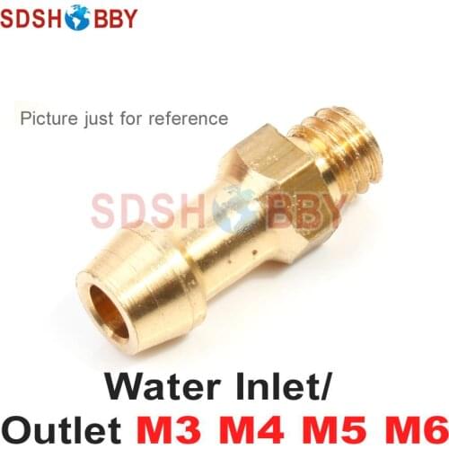 Copper Water Cooling Inlet/ Outlet M3 M4 M5 M6