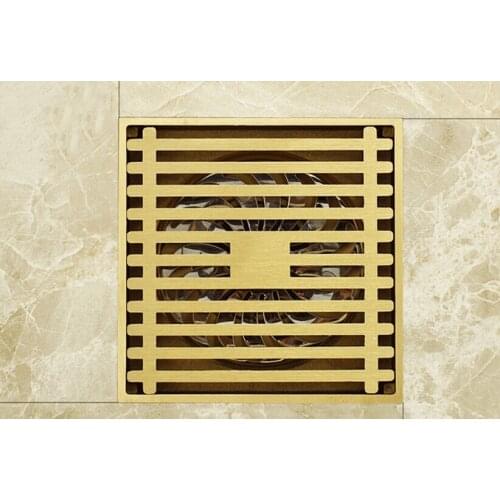 Copper shower floor drain bathroom water anti-odor floor drain DR066-g