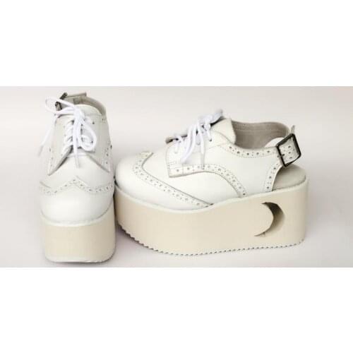 Princess sweet lolita shoes Spring and summer shoes muffins thick bottom shoes luxurious custom-made stars and moon an7529