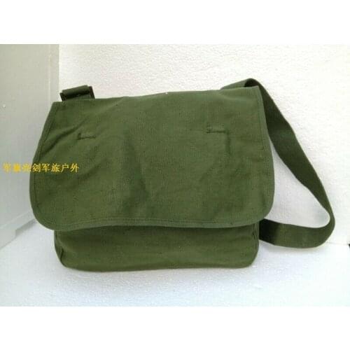 OUTDOORS VIETNAM WAR CHINESE ARMY PLA 1965 CANVAS POUCH BAG SATCHELS MILITARY