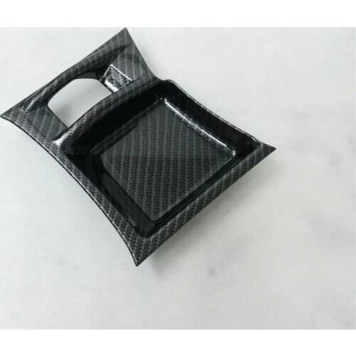 ABS Carbon Fiber Electronic Hand Brake Handbrake Panel Cover Sticker Trim For Nissan X-Trail T32 X Trail Rogue Xtrail 2017 2018