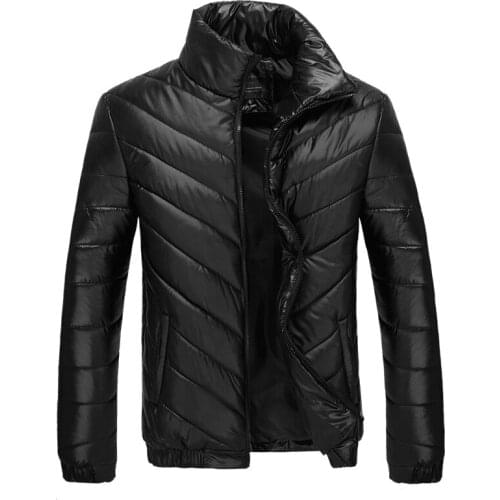 2020 New Brand Autumn Winter Light Down Jacket Mens Fashion Short Ultra-thin Lightweight Youth Slim Coat Down Jackets Male