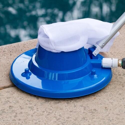 Pool Pond Vacuum Cleaner Suction Head with Mesh Bag Swimming Pool Cleaning Tools Swimming Portable Outdoor Elements