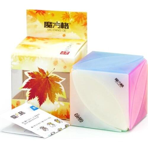 QiYi Maple Leaf Cubo Magico Educational Puzzle Adult Children Professional Game Speed Toy Exercise Brain Creative Magic Cube