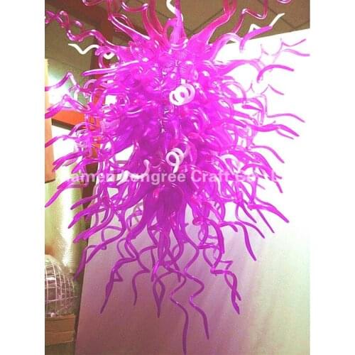 Modern Big Large LED Light Source High Quality Contemporary European Italian Style Blown Glass Chandelier Fixtures