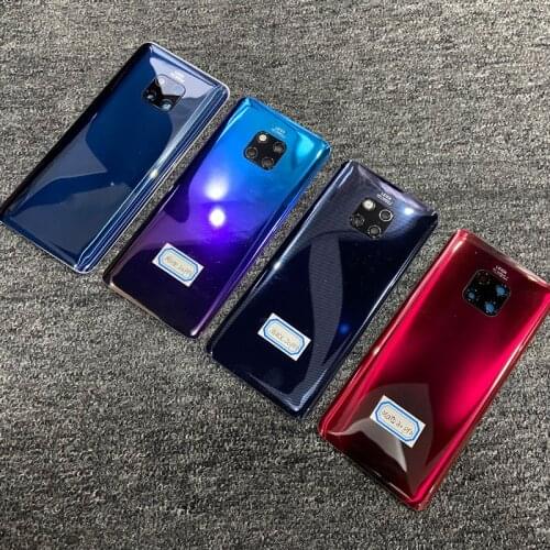 High Quality Replacement 6.39" For Huawei Mate 20 Pro Battery Cover Back Housing Glass Rear Door Case With Camera Lens+Adhesive