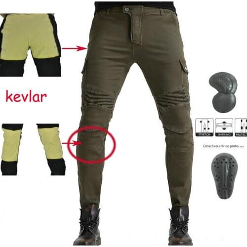 High quality jeans mens and womens drop-resistant motorcycle pants Aramid wear-resistant cycling protection B06