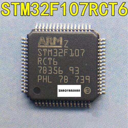 100pcs X STM32F107RCT6 STM32F STM32F107 LQFP64 NEW Free Shipping