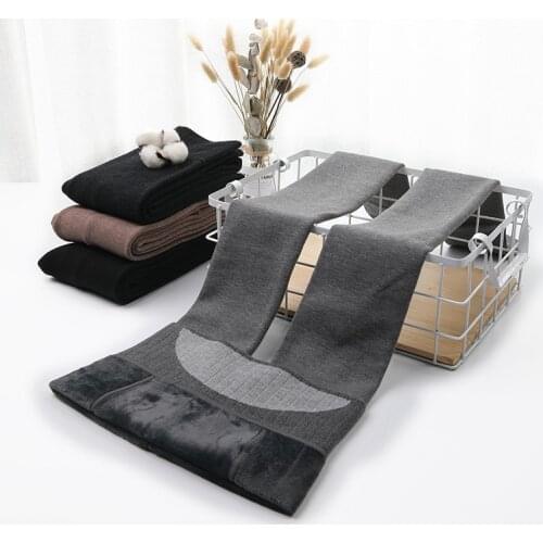 2020 Winter Full Foot Warm Fleece Thick Tights Women Cotton Pantyhose High Waist Slim Footless Tights Striped