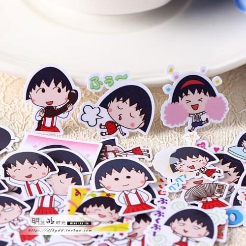 40pcs Creative Cute Self-made Sakura Momok Scrapbooking Stickers /Decorative Sticker /DIY Craft Photo Albums