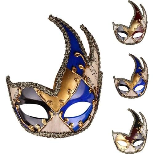Halloween Accessaries Mask Fire Half Face Cool Mask For Cosplay Costume-Masquerade Balls Proms Parties Dance Raves Performance
