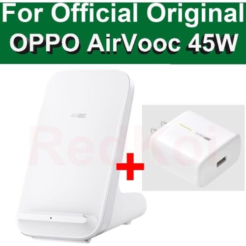 Original OPPO 45W AirVOOC Wireless Charger for OPPO Find X3 Pro Ace2 EVA, Enco X, W51 SuperVOOC Cable Qi Standard EPP/BPP