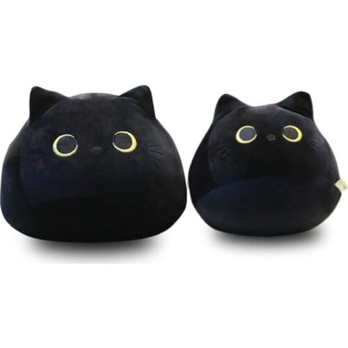 Black Cat Plush Toys Cartoon Animal Stuffed Toys Cute Shaped Soft Plush Pillows Doll Girls Valentine Day Gifts Kawaii Plush